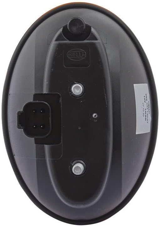 HELLA - Heckleuchte - Agroluna - Glühlampe - 12V - Anbau/Einbau/geschraubt - Lichtscheibenfarbe: gel