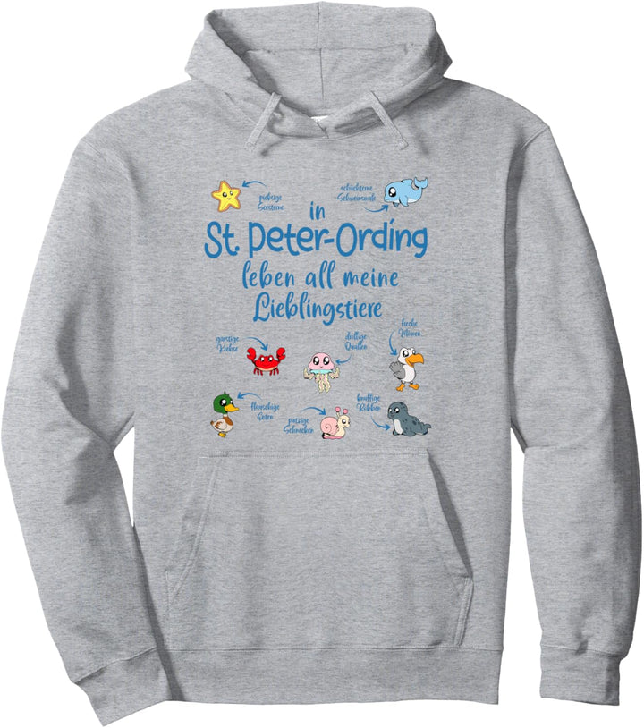 Meine Lieblingstiere in St. Peter-Ordíng Pullover Hoodie