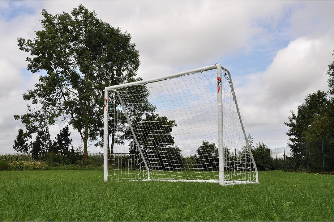 Fussballtor Powershot® 2 Jahre Garantie (Struktur) – robust und robust – Grösse wählbar 3,7 x 2 m, 3