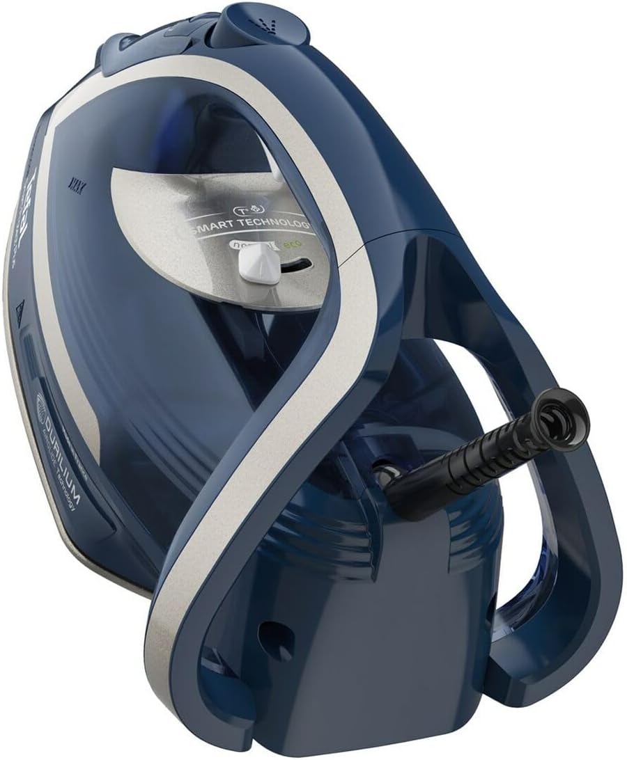 Tefal Smart Protect Plus FV6872 Dry & Steam iron Durilium AirGlide soleplate 2800 W Blue