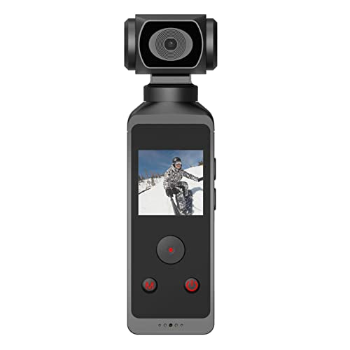 4K-Pocket-Action-Kamera, WiFi-Videocamcorder, 1,3-Zoll-Bildschirm, 16 MP Foto, 270 ° Drehbar, Unters