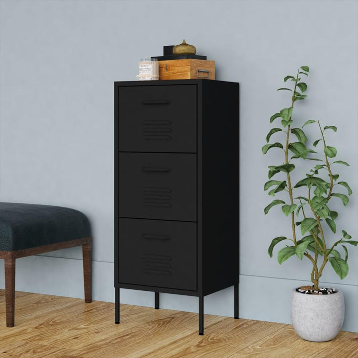 Aktenschränke mit 3 Schubladen, vertikaler Metallschrank, freistehend, Küche, Speisekammer, Aufbewah