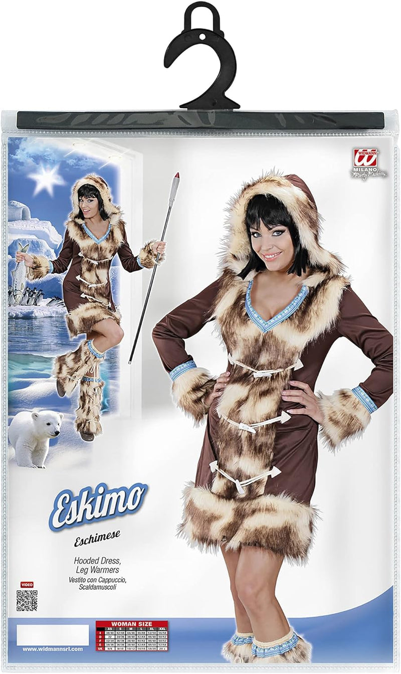 "AIKAA ESKIMO GIRL" (hooded dress, leg warmers) - (L), L