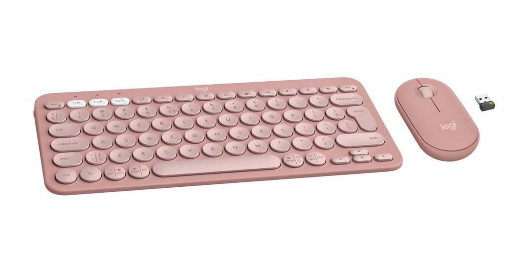 Logitech Pebble 2 Combo - US QWERTY-Layout, Rosa
