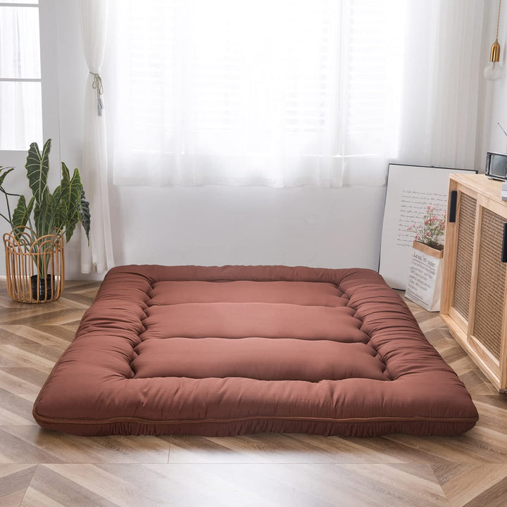 MAXYOYO Klappmatratze Futon Matratze Bodenmatratze Gepolsterte Japanische Tatami Gesteppte Bett, Dic