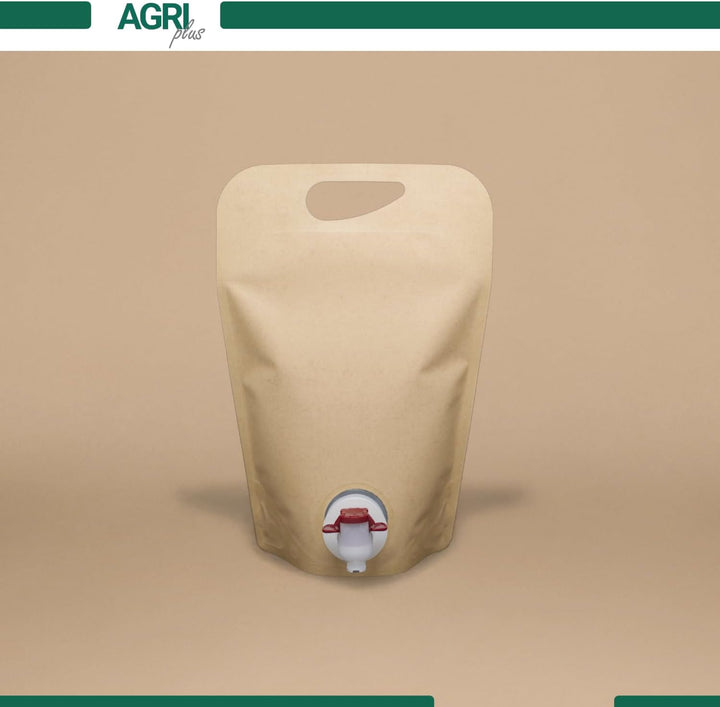 AGRI plus Standbeutel 20 Stück 3,0 Liter braun | Anzahl und Grösse wählbar | Bag in Box Beutel 0,75-