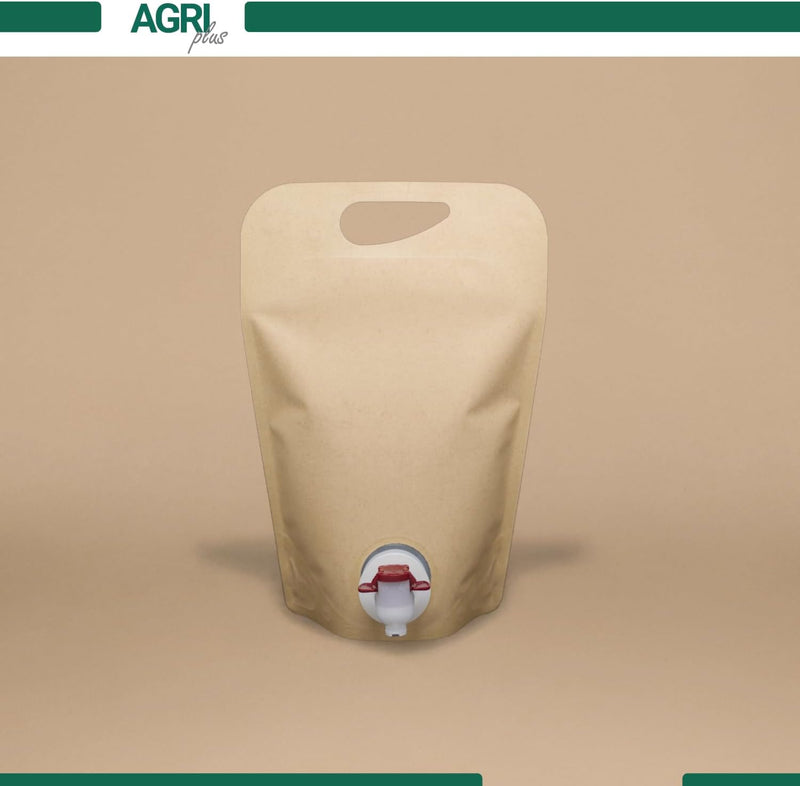 AGRI plus Standbeutel 20 Stück 3,0 Liter braun | Anzahl und Grösse wählbar | Bag in Box Beutel 0,75-