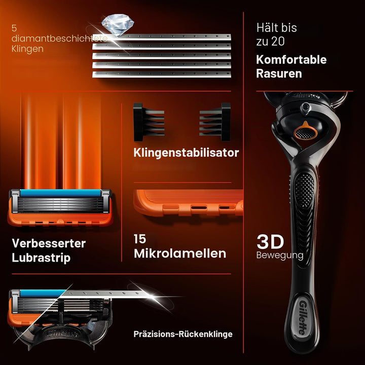 Gillette Fusion ProGlide (8 Blades) 8 Cartridge, 8 Cartridge