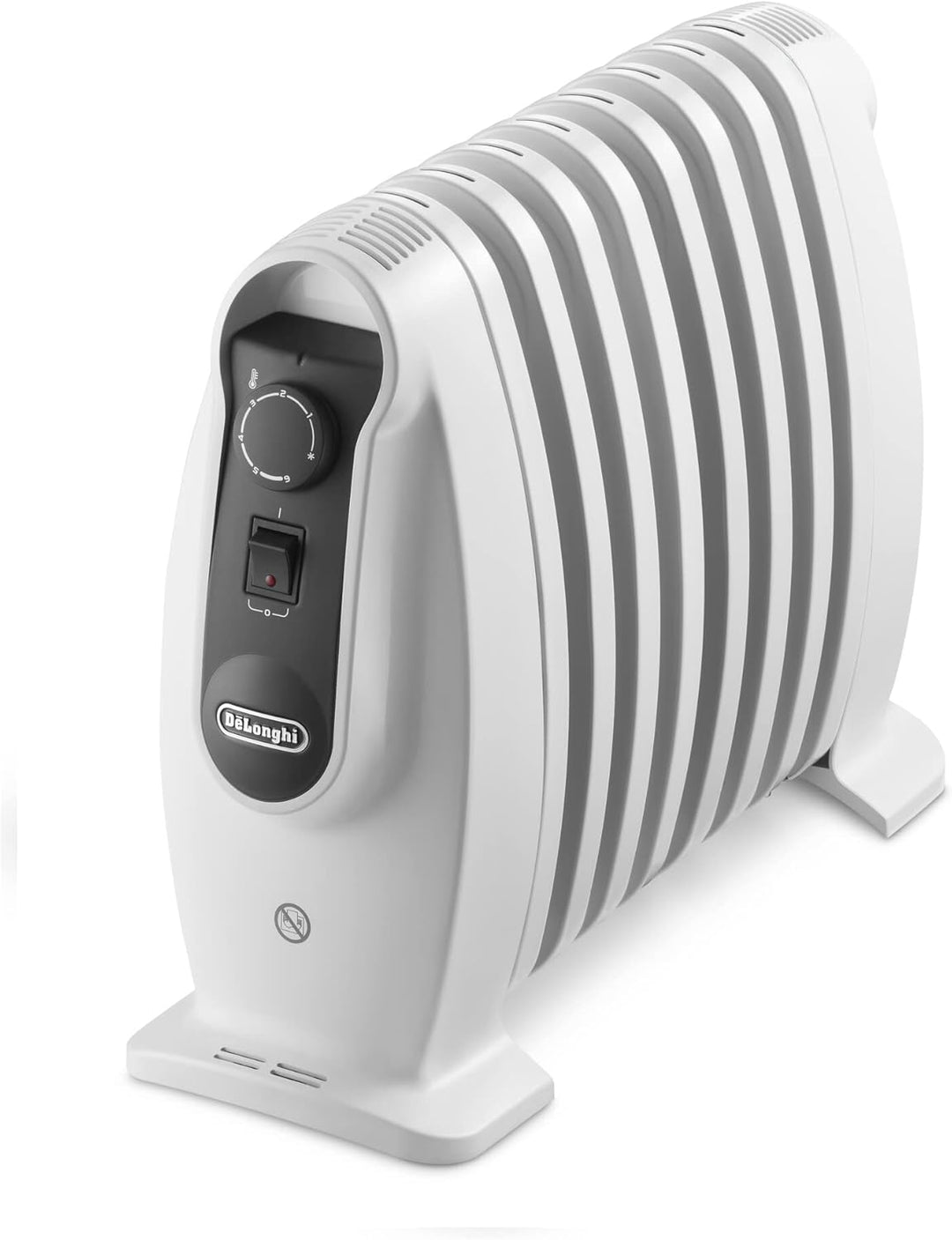 De'Longhi TRNS0808.M Ölradiator, kompakter mobiler Heizkörper Nano, weiss 800W, 800W