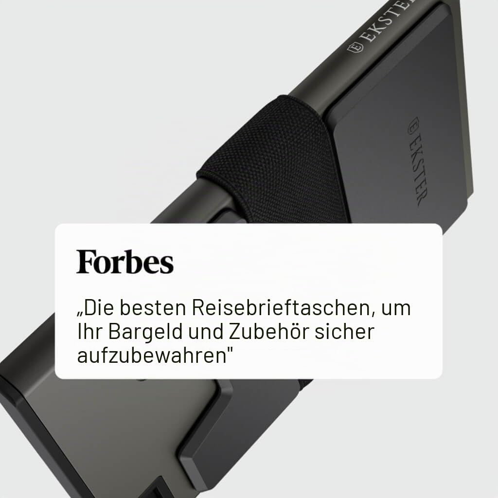 Ekster Kartenhalter aus Aluminium | RFID-Geldbörse für Männer und Frauen | schlanke und minimalistis