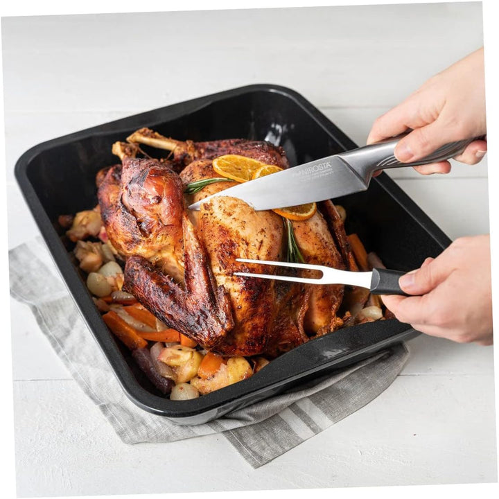 Zenker XXL Bräter Emaille (40 x 8 x 34 cm) SPECIAL COOKING, rechteckige Ofenform mit Emaille-Versieg