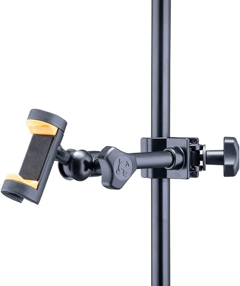 Hercules Smartphonehalter, Cold-Shoe-Adapter für Licht, Gewinde für Kamera