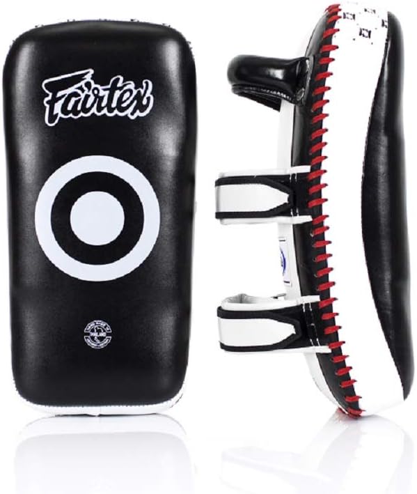 Fairtex Gebogene MMA Muay Thai Pads (Paar) Schwarz Extra Thick, Schwarz Extra Thick