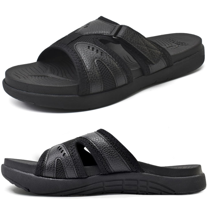 COFACE Herren Sport Recovery Sandalen Plantar Fasciitis weiche Polsterung leichtes Gewicht Bogen Unt