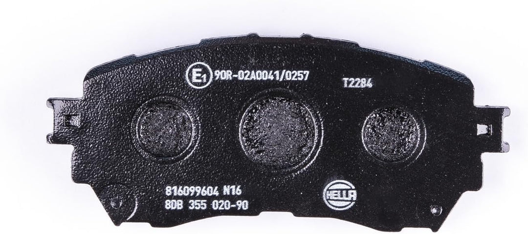 HELLA PAGID 8DB 355 020-901 Bremsbelagsatz - T2284 - Dicke/Stärke: 15.5mm - nicht für Verschleisswar