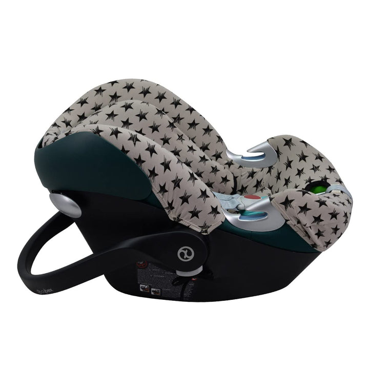 JYOKO Kids SitzBezug kompatibel mit Cybex Aton Cloud-Q-M-2-4-5 (ATON Q, Dark Sky) Aton Q Dark Sky, A