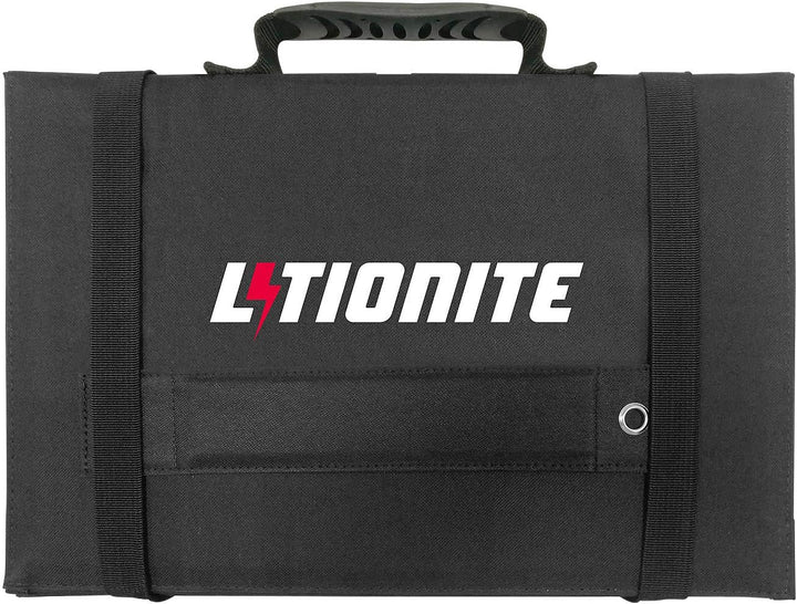 Litionite Arun 65W Faltbares und tragbares Solarpanel mit geneigter Unterstützung - DC-Kabel enthalt