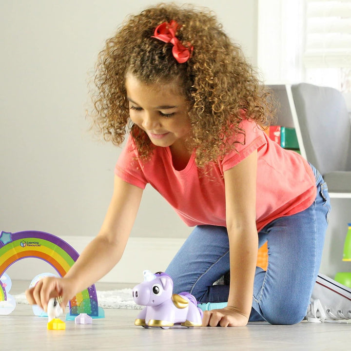 Learning Resources Coding Critters MagiCoders Skye, das Einhorn, Programmierspielzeug für Kinder, MI