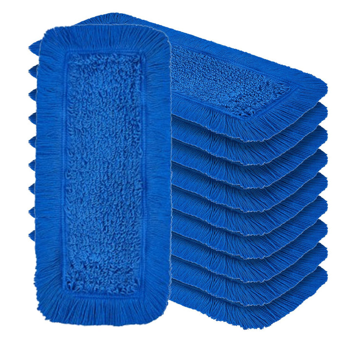 Okaei 10 Stück Wischmopp Bezug (50 cm) - Bodenwischer-Wischbezug zur Trocken- & Nassreinigung - Bode
