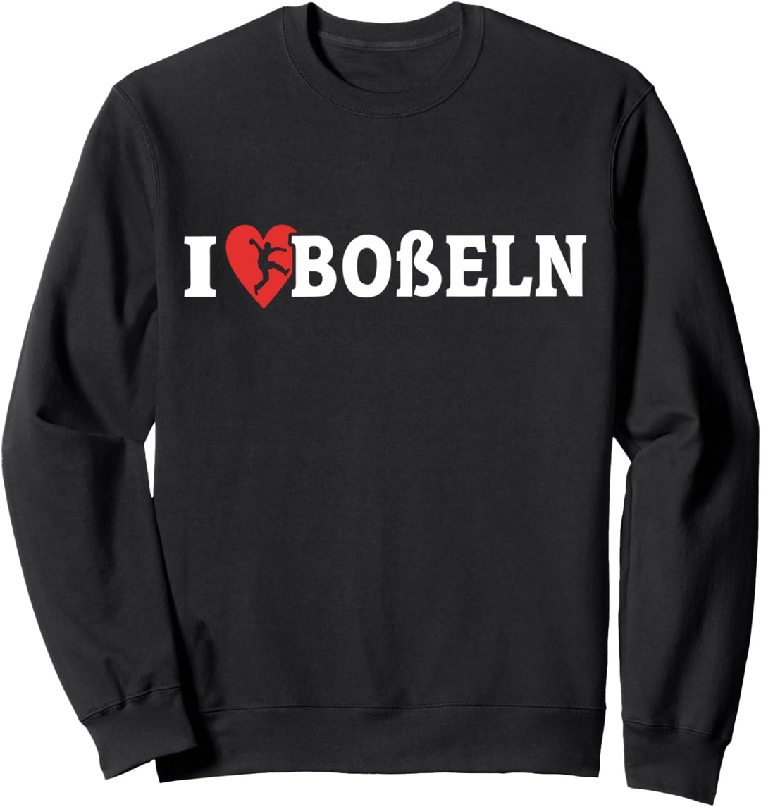 Bosseln Bosselkugel Klootschiessen Ich Liebe Bosseln Sweatshirt