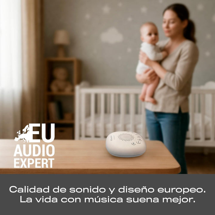 Energy Sistem Whisper Moon – Lautsprecher mit weissem Rauschen mit 4 Lichtmodi, bis zu 20 Sounds und
