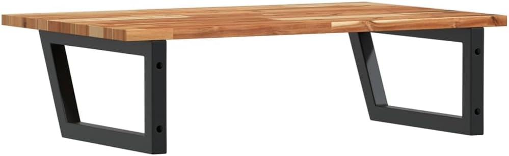 vidaXL Waschtischplatte mit Halterung, Holzplatte Waschtischkonsole Wandmontage, Waschbeckenplatte W