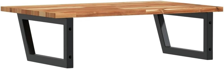 vidaXL Waschtischplatte mit Halterung, Holzplatte Waschtischkonsole Wandmontage, Waschbeckenplatte W
