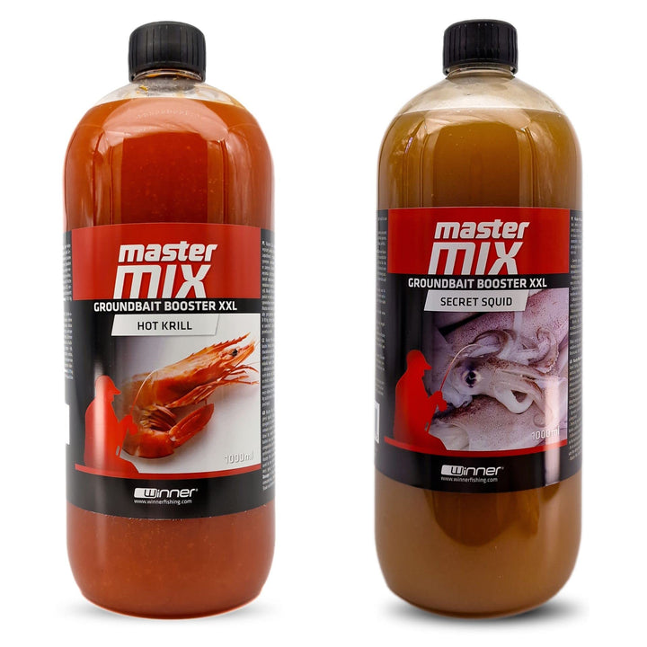 Tandem Baits Karpfen Futter Angelfutter Attraktor Master Mix Groundbait Booster XXL 1000 ml Marine M
