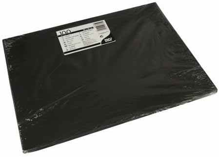 1000 Tischsets, Papier 30 cm x 40 cm schwarz (84359)