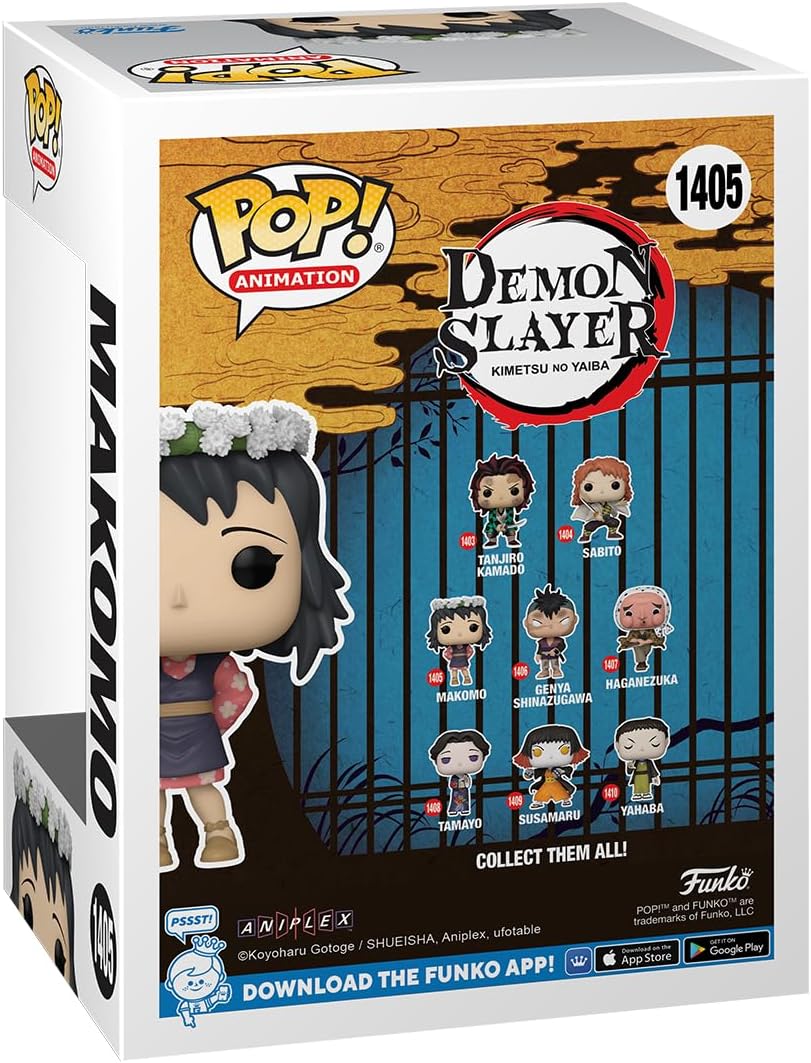 Funko Pop! Animation: Demon Slayer - Makomo - (Flower Headdress) - Vinyl-Sammelfigur - Geschenkidee