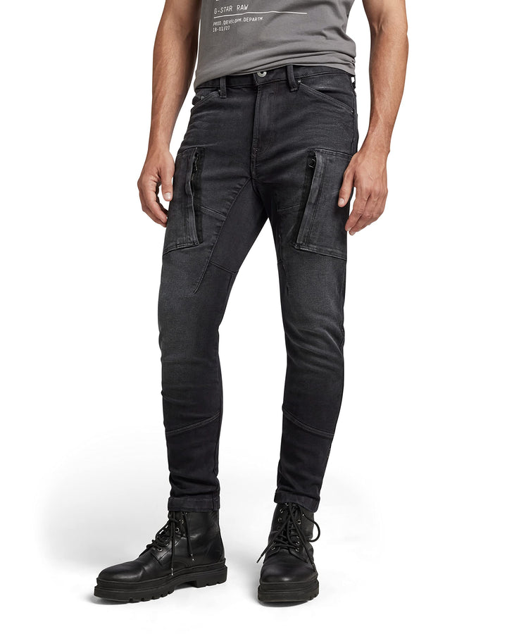 G-STAR RAW Herren Denim Cargo 3D Skinny Jeans, 28W / 30L