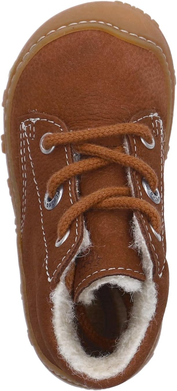 RICOSTA Mädchen und Jungen Winterstiefel Colin, Kinder Lauflernschuhe, Weite: Weit, terracare,Barfus