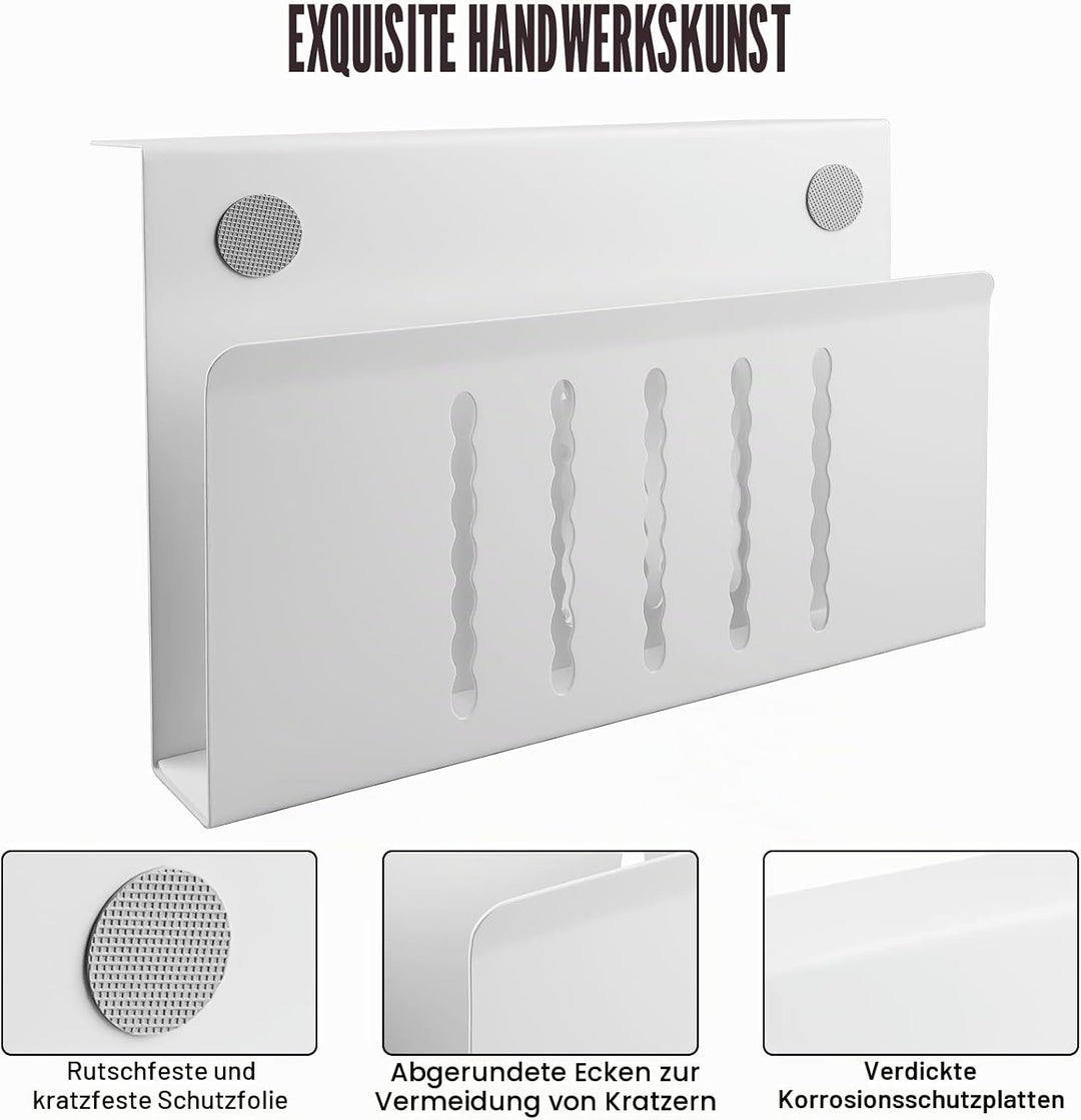 Schreibtisch Seitenaufbewahrung, Laptop Wandhalterung Schubladen Organizer Seitenständer Desk Side S