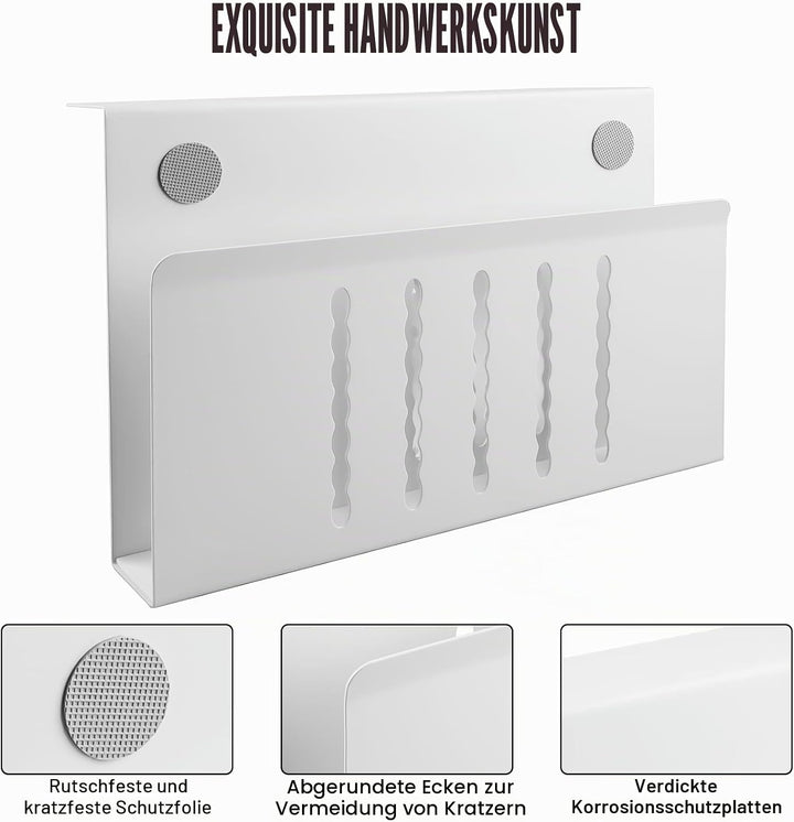 Schreibtisch Seitenaufbewahrung, Laptop Wandhalterung Schubladen Organizer Seitenständer Desk Side S