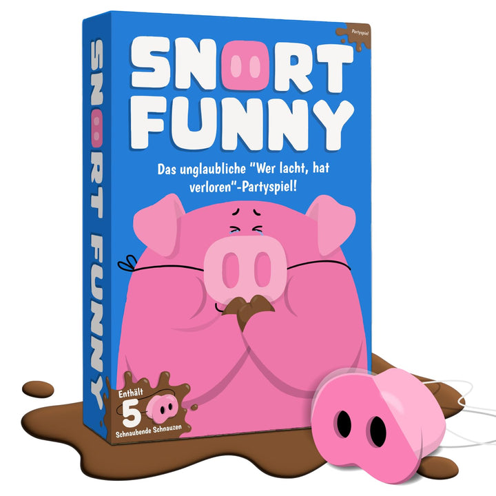 Lucky Egg Snort Funny - Partyspiele Für Erwachsene und Kinder - Wer Lacht, Hat Verloren – Familiensp