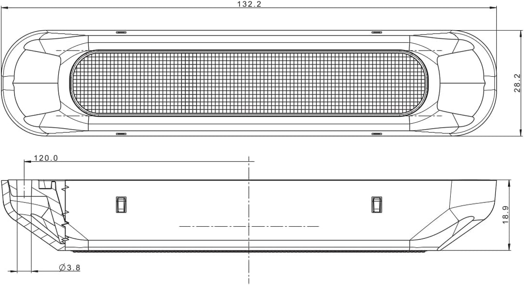 MelTruck® 2x Nebelschlussleuchte Nebelleuchte Nebellicht 12V 24V für LKW Anhänger E9 SET