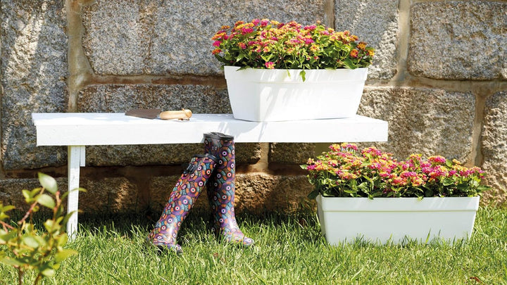CAPRI XL PLANT BOX 80CM LIGHT TERRACOTTA