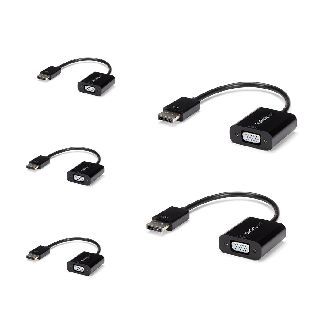 StarTech.com 5 Stück DisplayPort auf VGA Adapter - DisplayPort 1.2 auf VGA Aktiv Adapter - Digital D