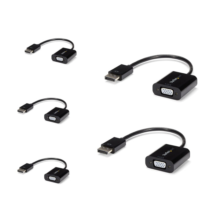 StarTech.com 5 Stück DisplayPort auf VGA Adapter - DisplayPort 1.2 auf VGA Aktiv Adapter - Digital D