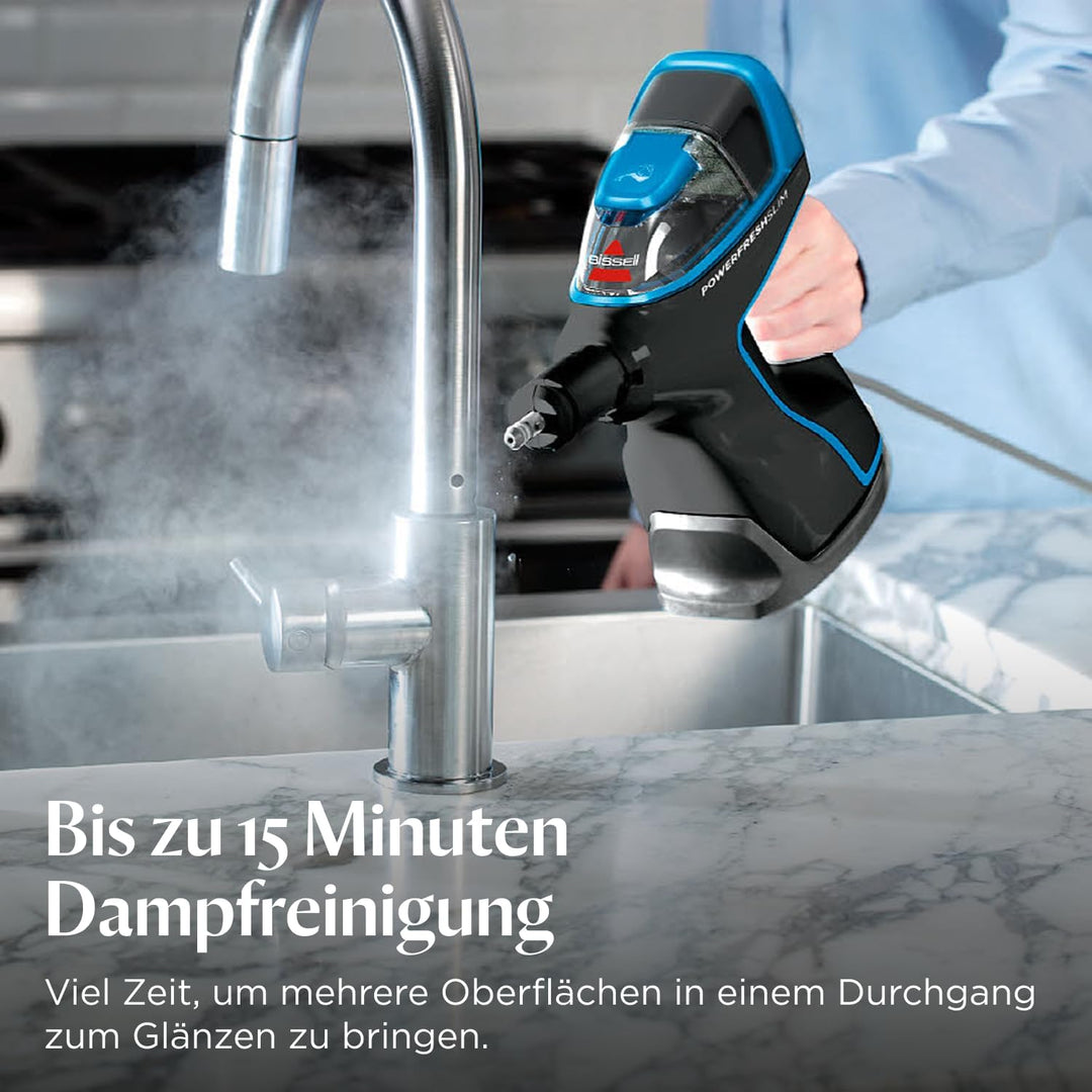 BISSELL PowerFresh Slim Steam, 3-in-1-Dampfreiniger, Dampfreiniger für die Bodenreinigung in einen t