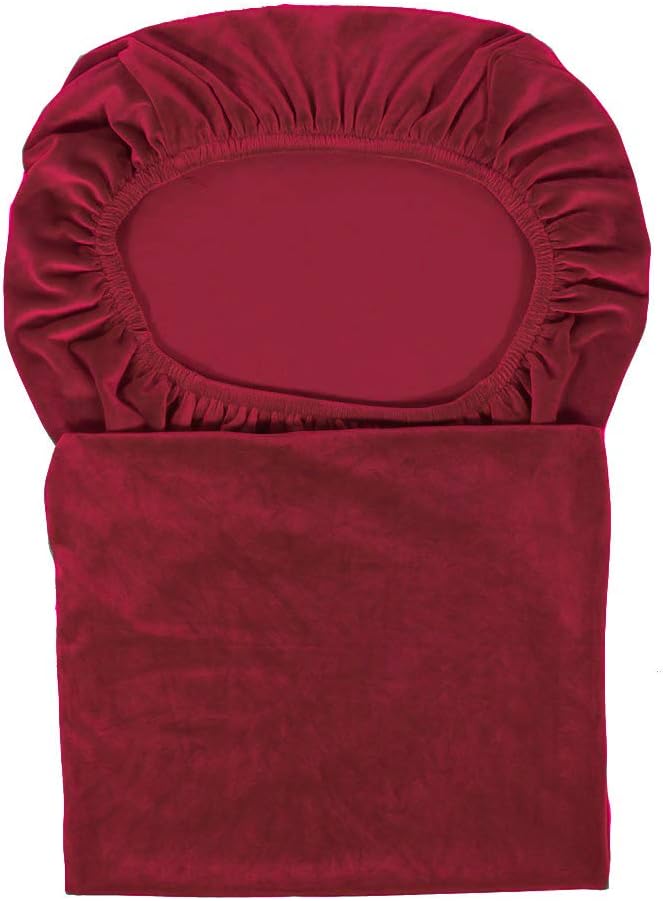 LANSHENG Stretchy Stuhlbezüge für Esszimmerstühle, Stretch Spandex mit Gummiband Stuhlbezug,Velvet L
