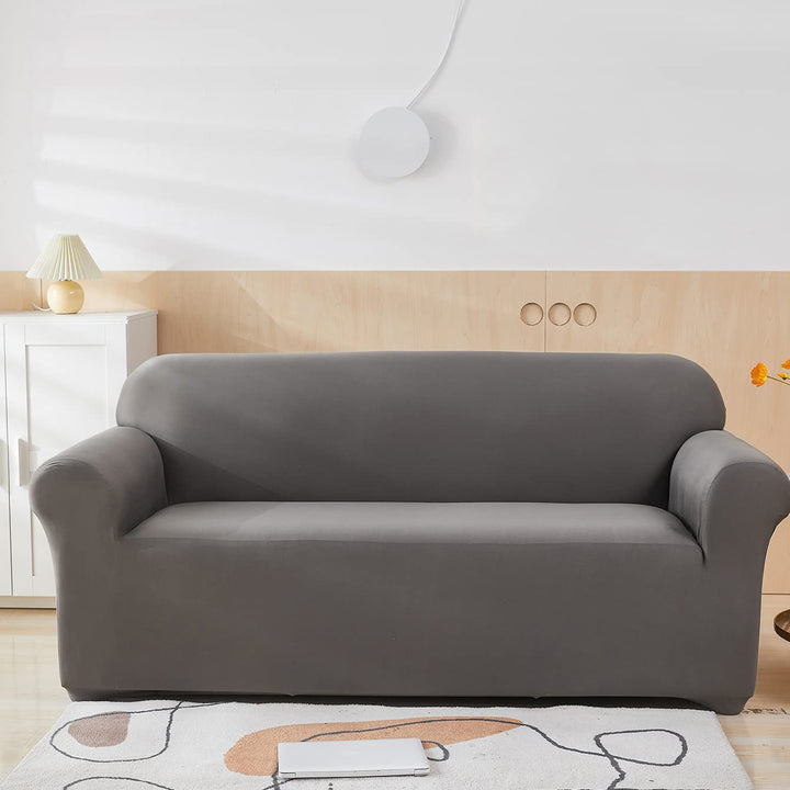 BOLUXIU Sofabezug, Stretch Sofabezug 1/2/3/4 Sitz Sofabezug Anti-Haustierkratzer Sofabezug passend f