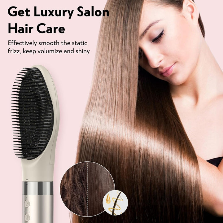 Slopehill Airstyler 5 IN 1, Ionen Föhn 110000 U/Min, Multifunktionaler Hairstyler, Lockenstab Automa