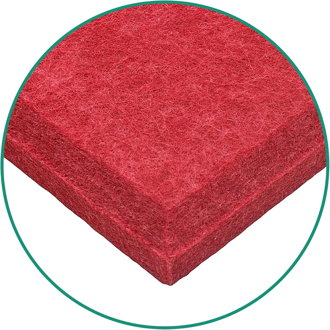 vilz 12 Stück Schallabsorber Panel Akustik aus recyceltem Filz - Akustikplatten Schalldämmung 250x25