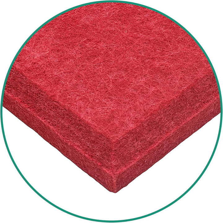 vilz 12 Stück Schallabsorber Panel Akustik aus recyceltem Filz - Akustikplatten Schalldämmung 250x25