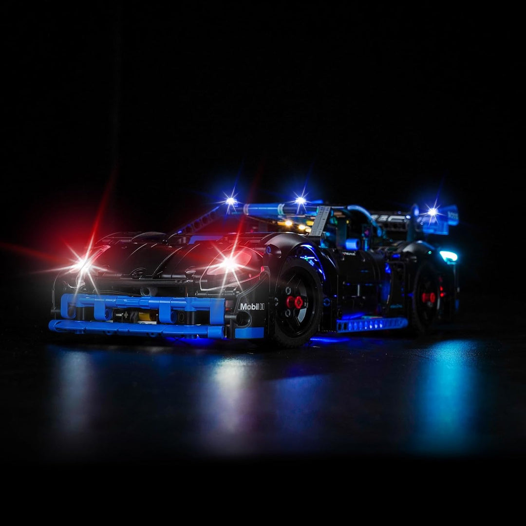 Led Licht Set Kompatibel mit Lego Porsche GT4 e-Performance Race Car (Kein Modell), Dekorationsbeleu