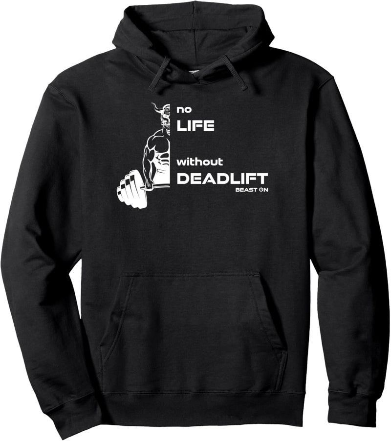 DEADLIFT Kreuzheben Fitness | GYM Motivation Fitness Sprüche Pullover Hoodie