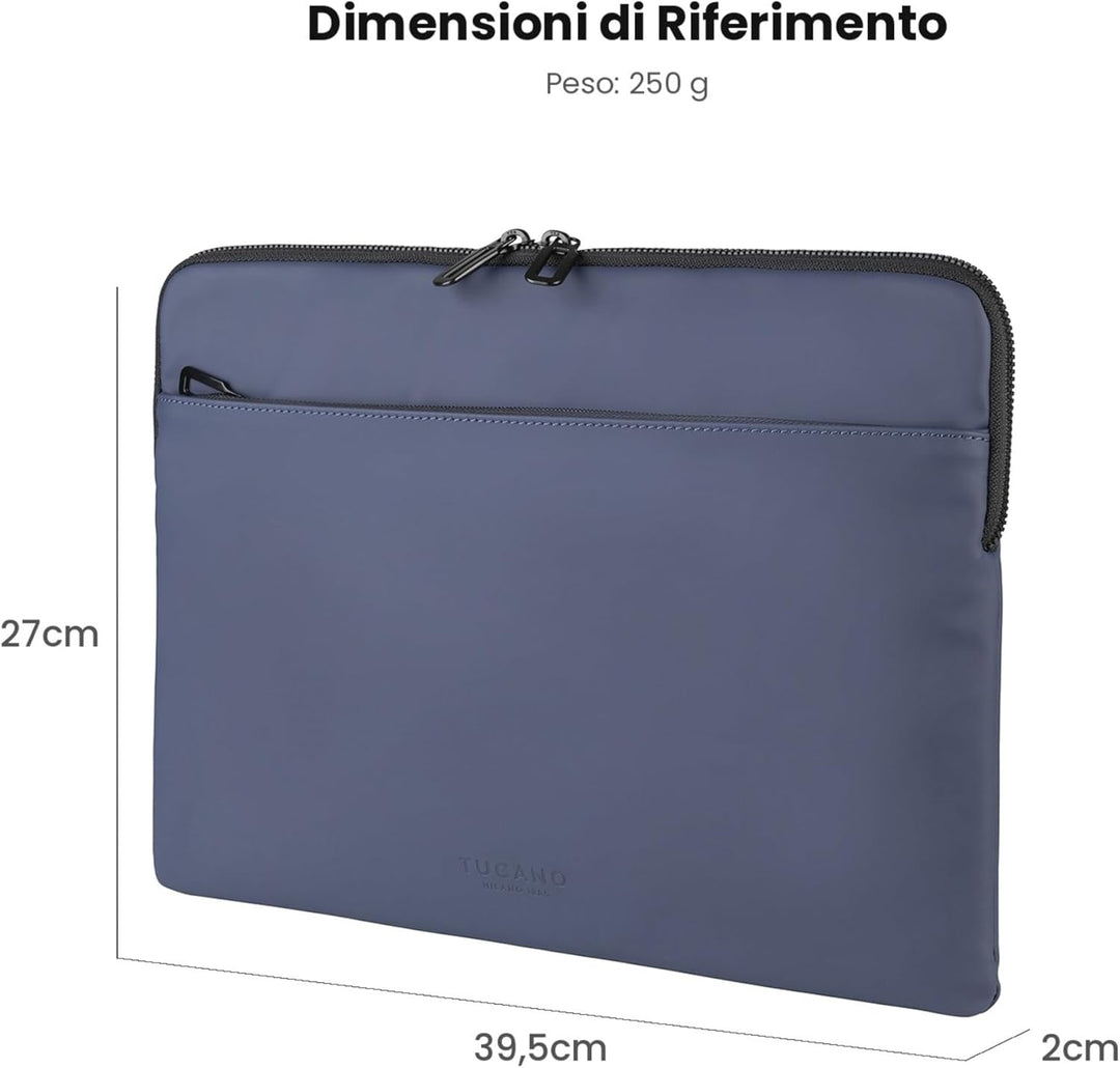 Tucano, Gommo Sleeve Laptoptasche für MacBook Pro 16" und Laptop 15,6", Gepolsterte Computerhülle au