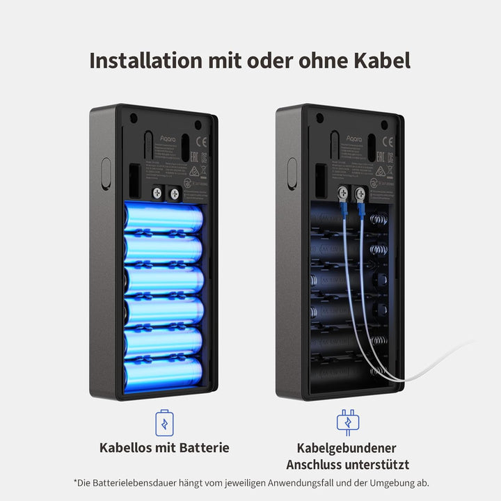 Aqara Smart Türklingel Kamera G410 mit Chime, 2k,Homekit-Sicherheits-Video,2-Wege Audio, Integrierte