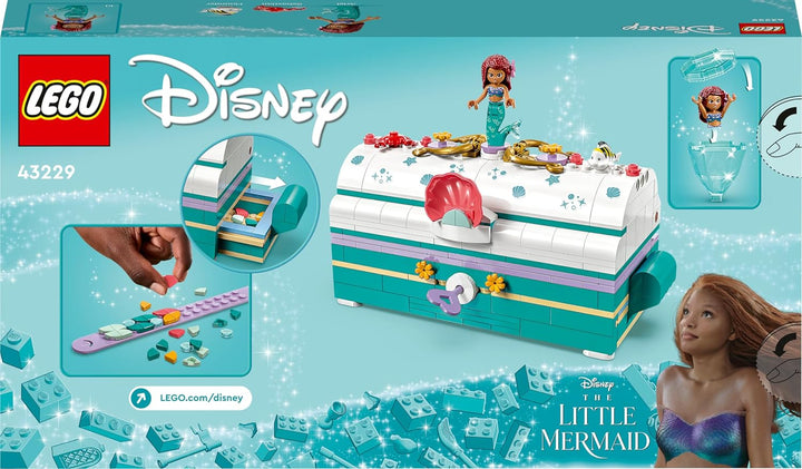 Lego Disney Prinzessin 43229 Arielles Schatztruhe, 370 Teile
